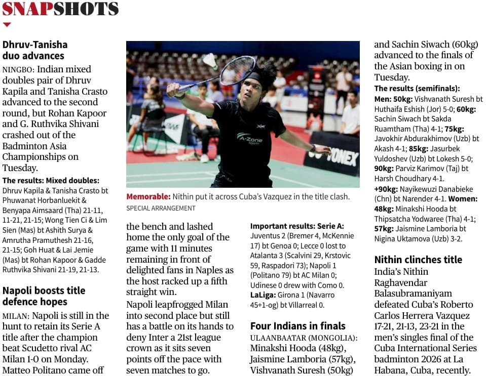 The Hindu coverage